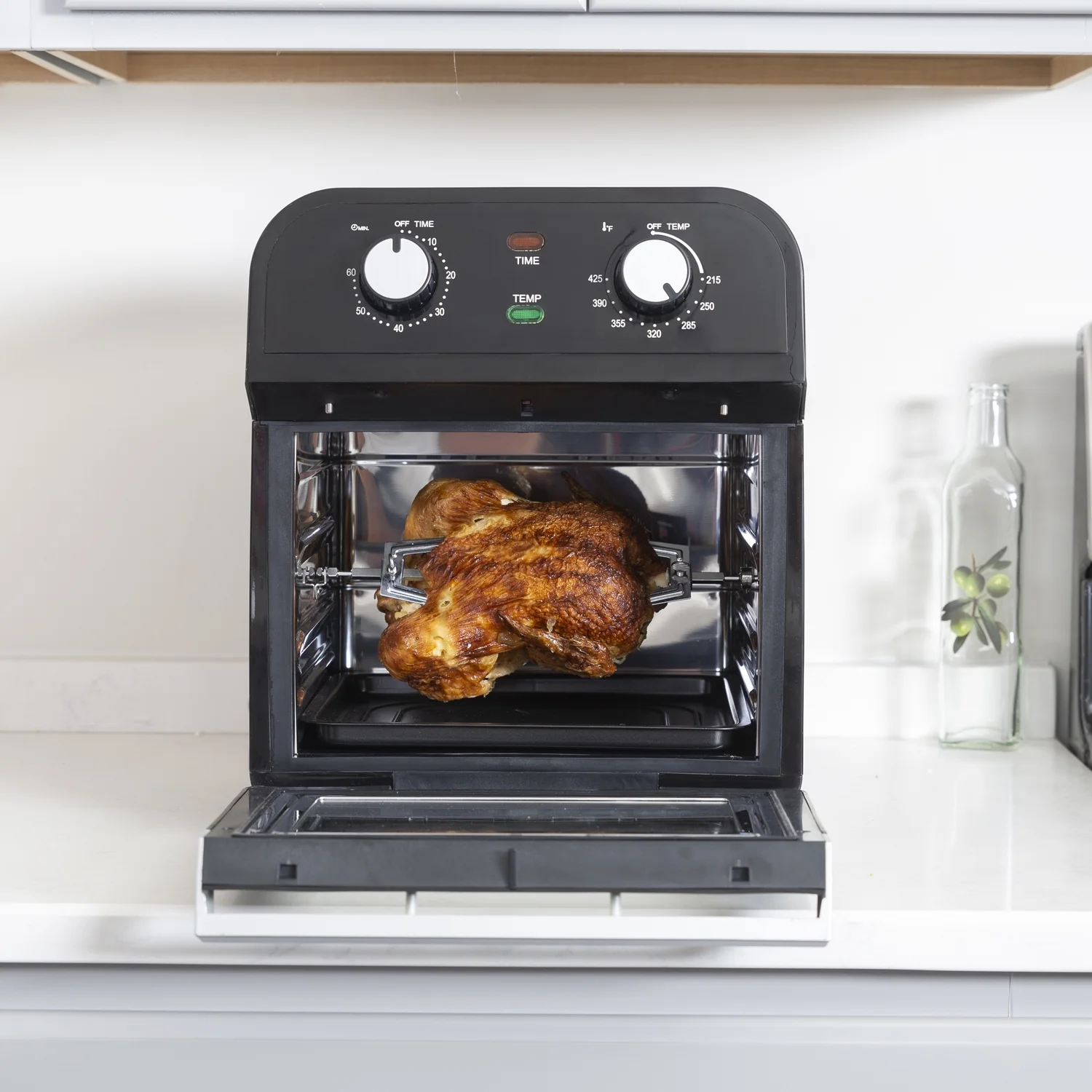 Deco Chef XL 12.7 Quart Oil-Free Air Fryer Multi-Function High Capacity Countertop Convection Oven, Toaster, Rotisserie All-in-One Healthy Kitchen Oven Instructional Cook Book Included