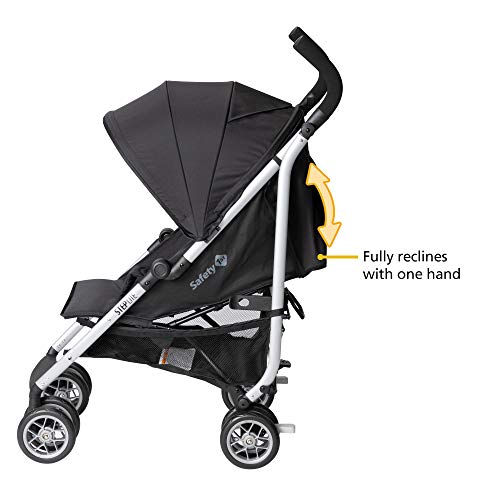 Safety 1st Step Lite Compact Stroller, Lightweight aluminum frame and a breeze to carry, at only 15 lbs, Greyhound