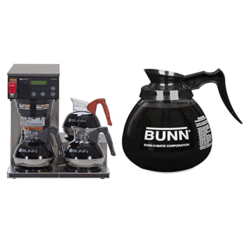 BUNN Axiom 15-3, Automatic Commercial 12-Cup Coffee Maker, 3 Lower Warmers, 38700.0002