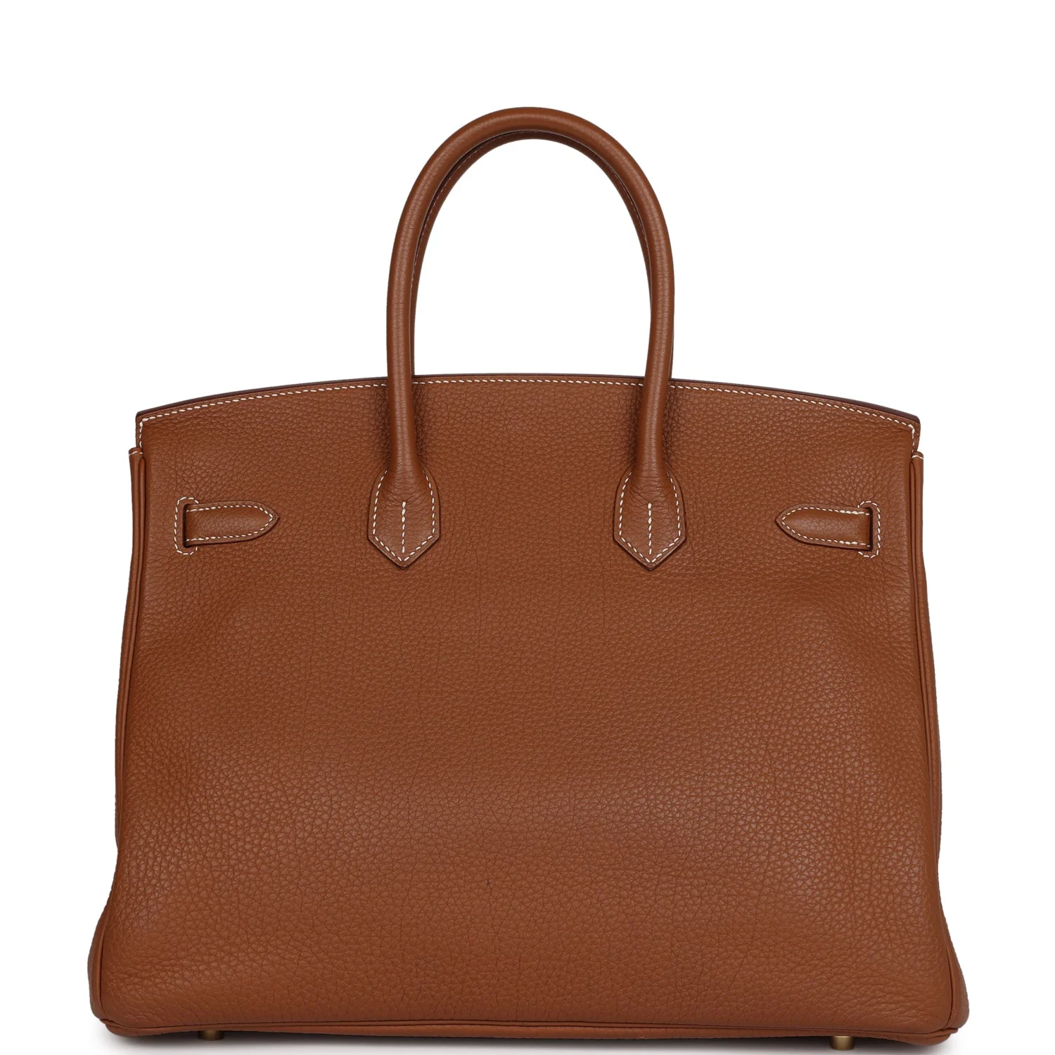 Pre-owned Hermes Birkin 35 Gold Togo Gold Hardware