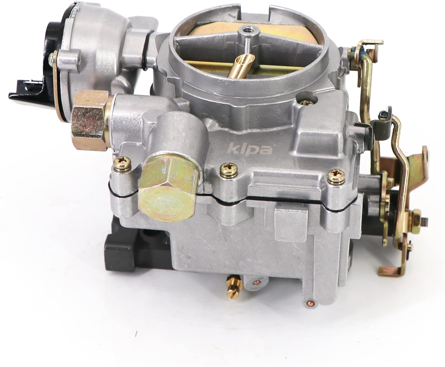kipa Carburetor for Mercruiser Marine 4-Cylinder 2.5L 3.0L 2 Barrel Rochester 3310-807504A1 Side Fuel Inlet with Electric Choke