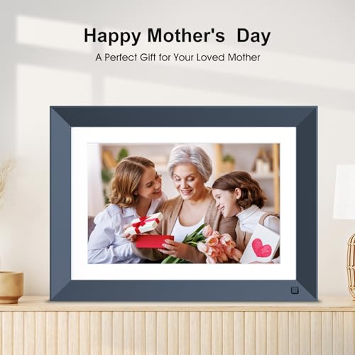 WiFi Digital Photo Frame - Digital Picture Frame, Touch Screen, Full Function, Motion Sensor, Share Photos or Videos via APP or Email, Unlimited Cloud Storage, Best Gift for Christmas