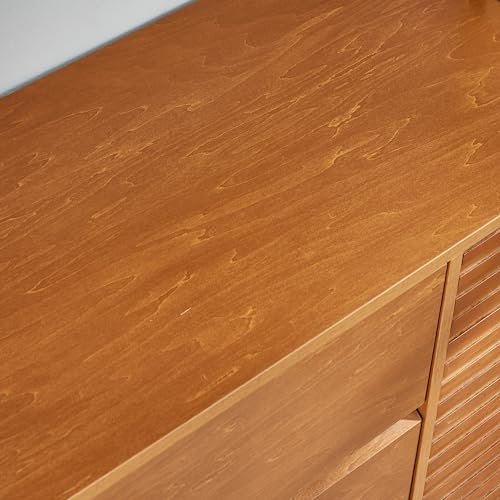 Wooden TV Stand Storage Buffet Cabinet, Sideboard with Adjustable Shelves, Console Table for Dining Living Room Cupboard, (36INCH Buffet Cabinet)