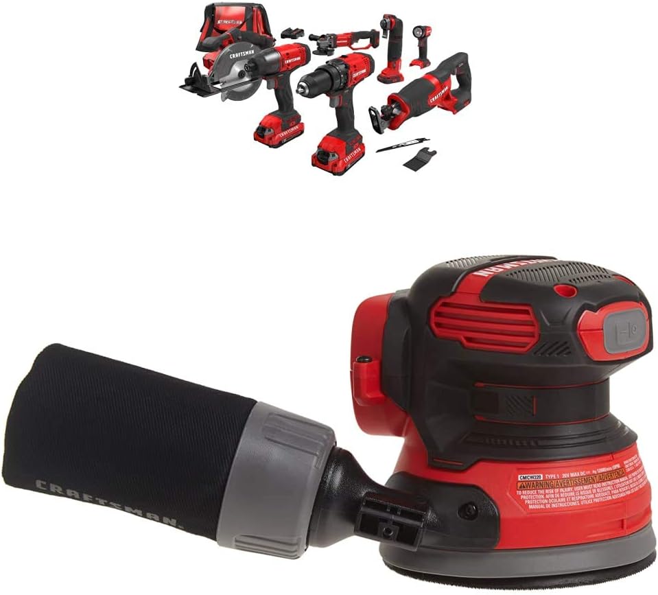 CRAFTSMAN V20* Cordless Drill Combo Kit, 7 Tool (CMCK700D2)