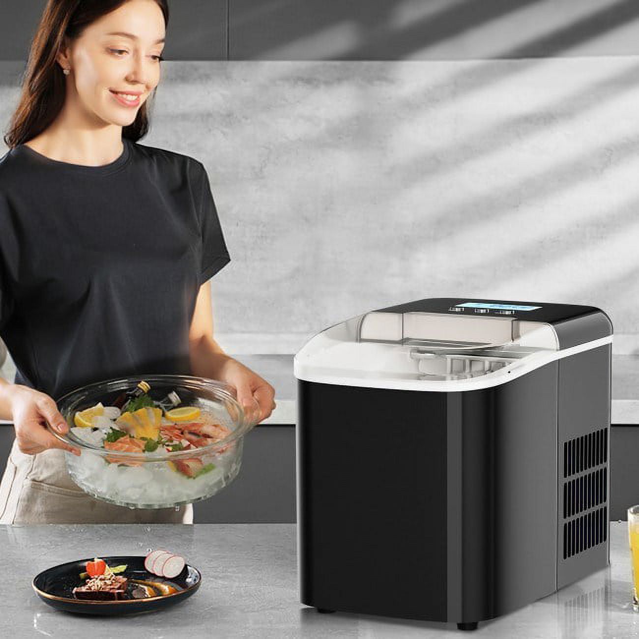 Portable Countertop Ice Maker - Make Ice in Minutes