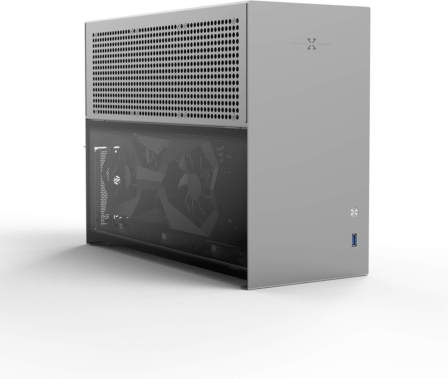 MATX PC-Case Desktop Computer Case Mid-Tower, Gaming PC Case Micro ATX Supporting ATX&SFX/SFX-L Power Supply