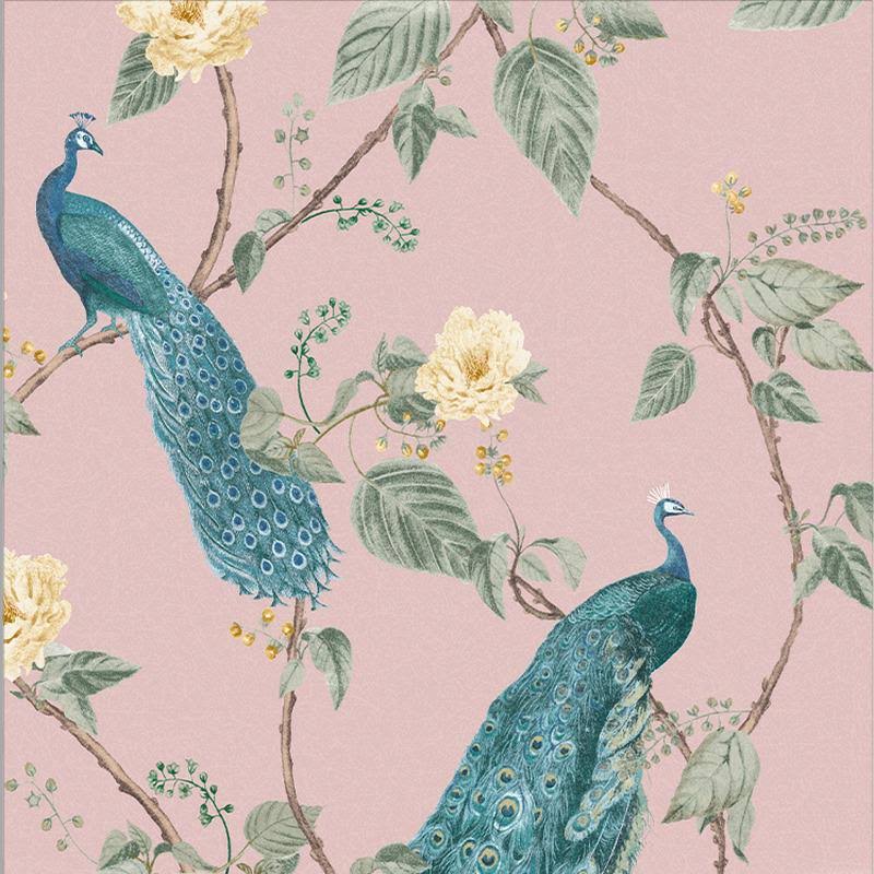Graham u0026 Brown Resplendence Navy Wallpaper