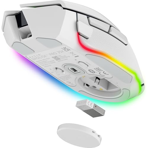 Razer Basilisk V3 Pro 35K Wireless Gaming Mouse: HyperScroll Tilt Wheel - 35K DPI Optical Sensor Gen 2-13 Customizable Controls - Chroma RGB - Optical Switches Gen 3 - Up to 140 Hr Battery - Black