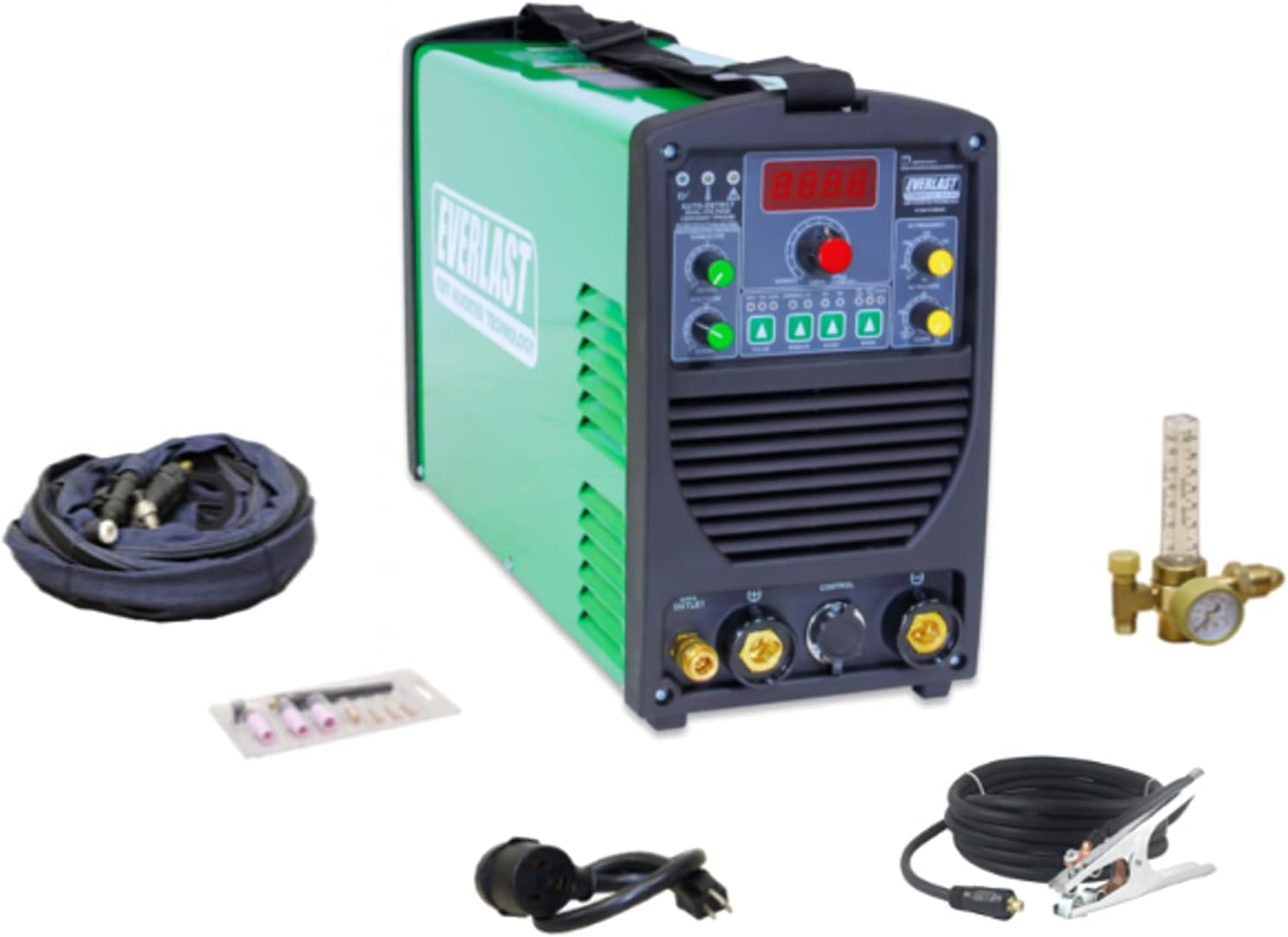 2021 Everlast PowerTIG 185DV AC / DC TIG Stick Welder 110/220 Volt Inverter-Based Dual Voltage 185Amp