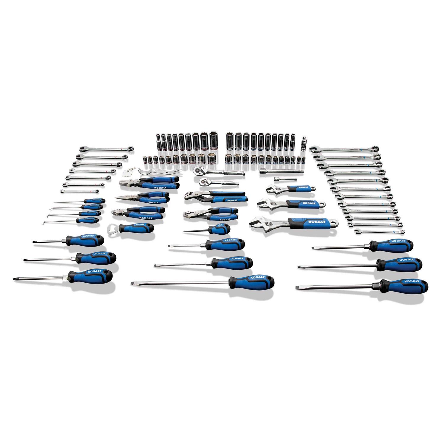 Kobalt 100-Piece Household Tool Set with Hard Case 89998