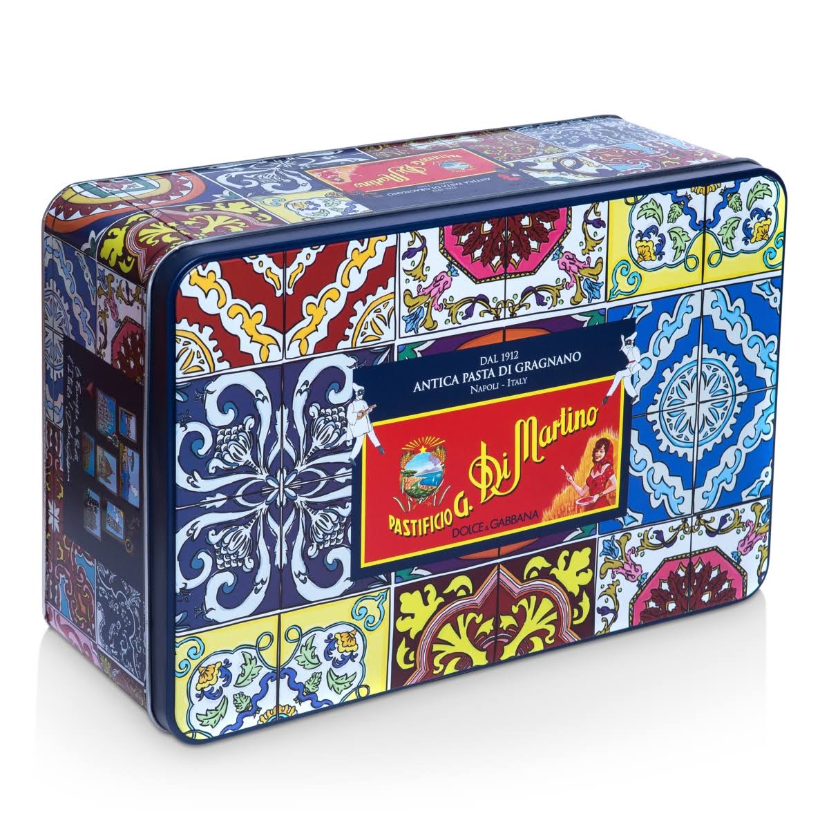 di Martino Dolce u0026 Gabbana Pasta u0026 Apron Tin Box Set, 5.1 lb/2.3 kg