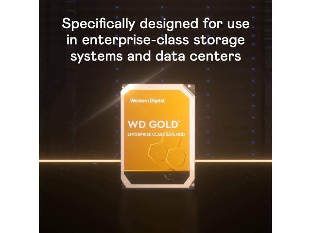 WD Gold DC HA750 Enterprise Class SATA HDD 14 TB Internal HDD - 3.5x22 - WD141KRYZ - SATA 6Gb/s - 7,200 rpm