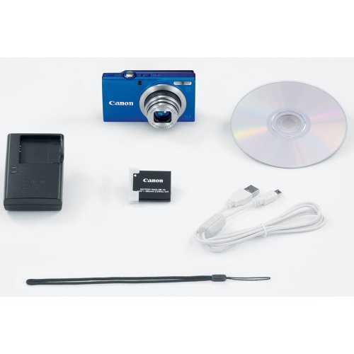 Canon PowerShot A4000 is 16.0 MP Digital Camera with 8X Optical Image Stabilized Zoom 28mm Wide-Angle Lens with 720p HD Video Recording and 3.0-Inch LCD (Blue)