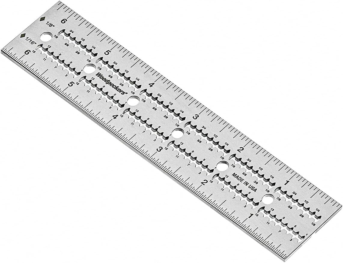 Woodpeckers In-Dexable Combination & Double Squares, Complete Set with Case, 4 Squares Total