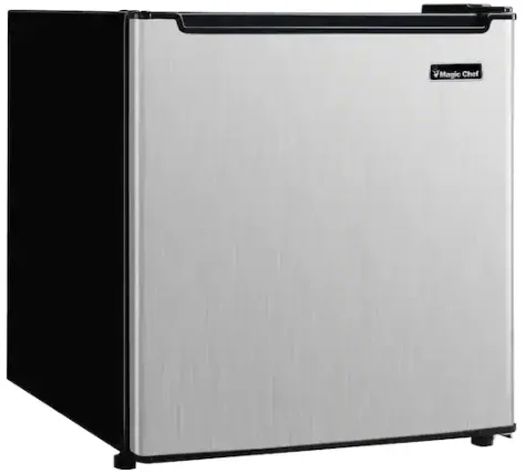 1.7 cu. ft. Freezerless Mini Fridge in Stainless Steel
