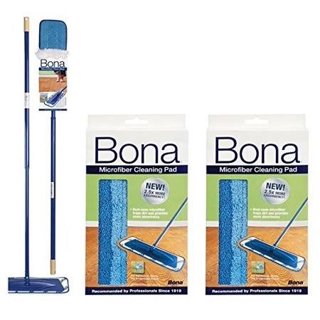 Bona Microfiber Floor Mop Microfiber Cleaning Pad 2 Pack - Megean