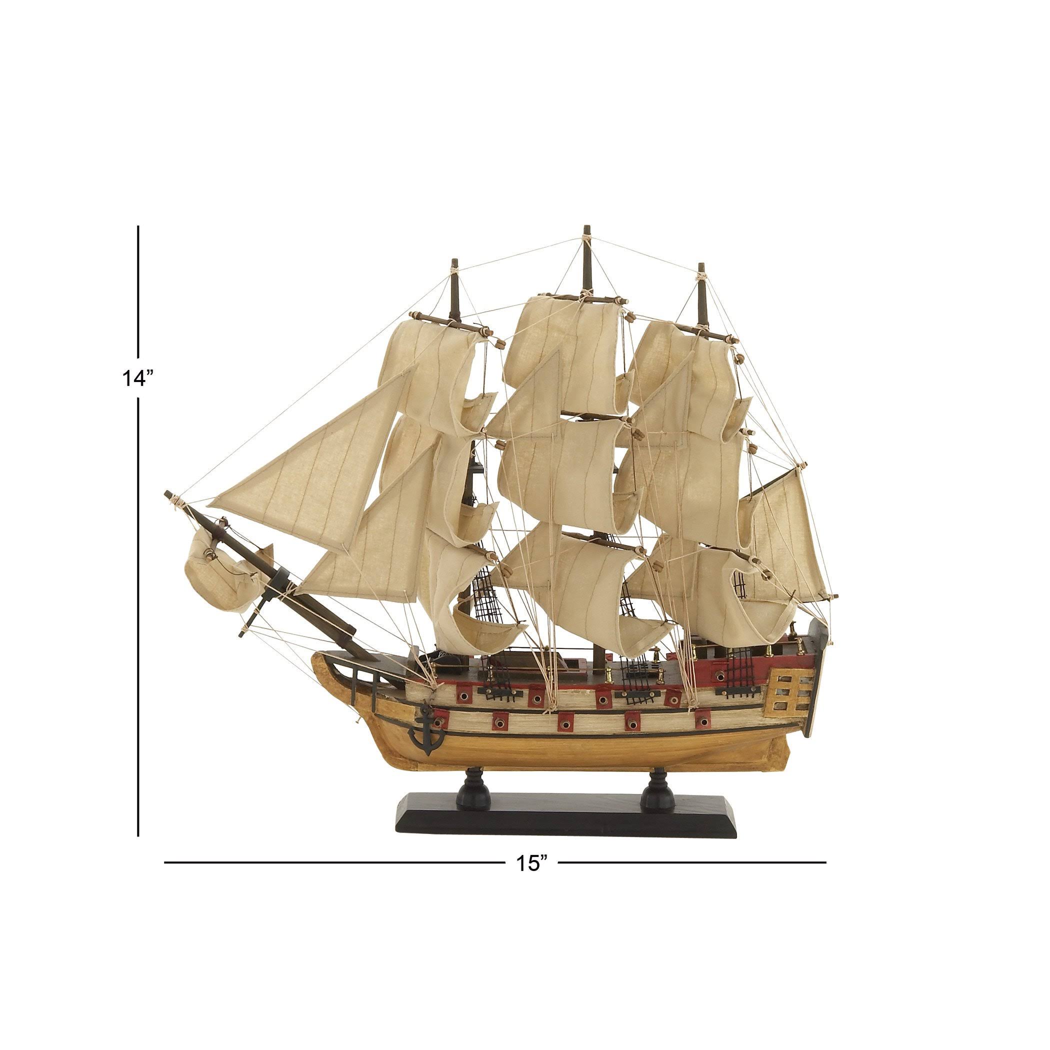 Wood Sail Model Boat