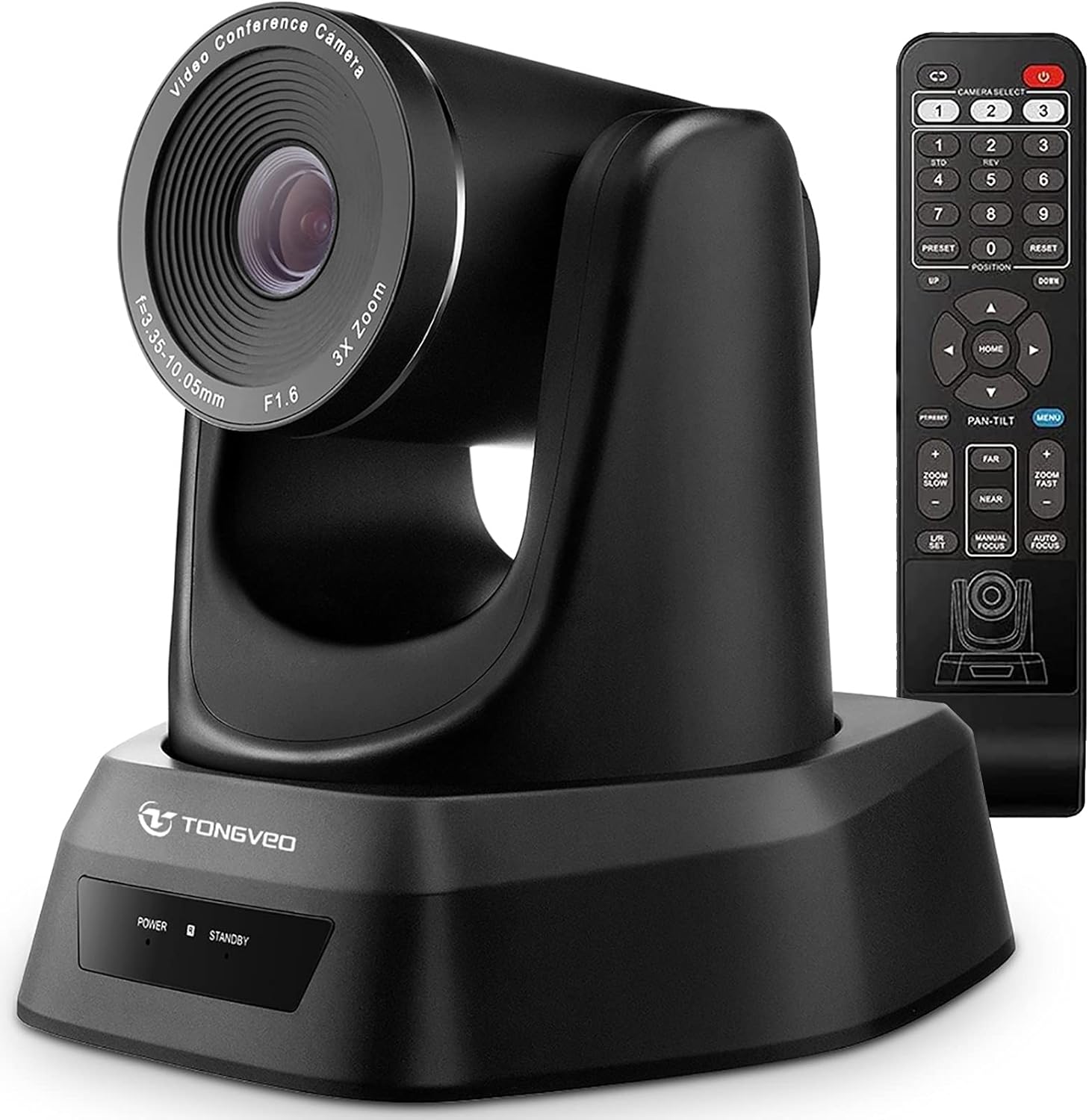 20X Optical Zoom USB PTZ Camera, TONGVEO 1080P Video Conference Camera for Business Meeting Church Broadcast Live Streaming Online Learn, Works with Zoom, Skype, OBS and More