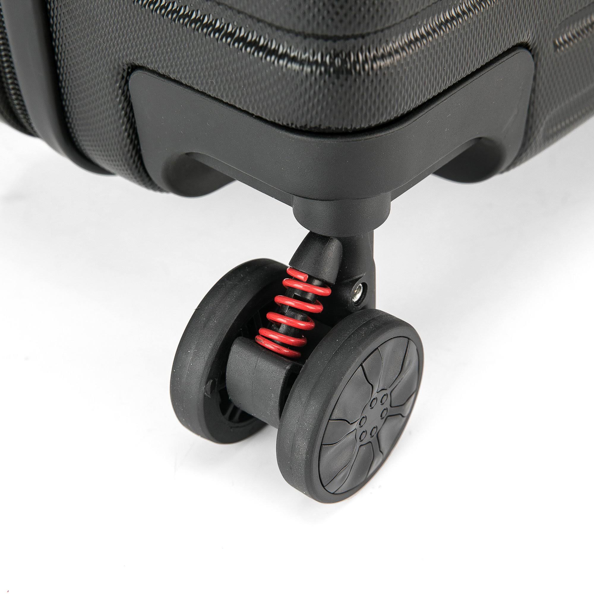 InUSA Deep Lightweight Hardside Spinner 20 in. Carry-On Rose Gold, Pink