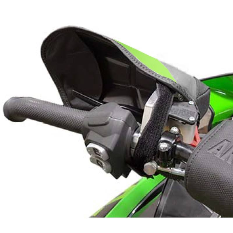 Arctic Cat New OEM Black u0026 Green Rox Flex-Tec Hand Guards u0026 Mounts, 7639-886