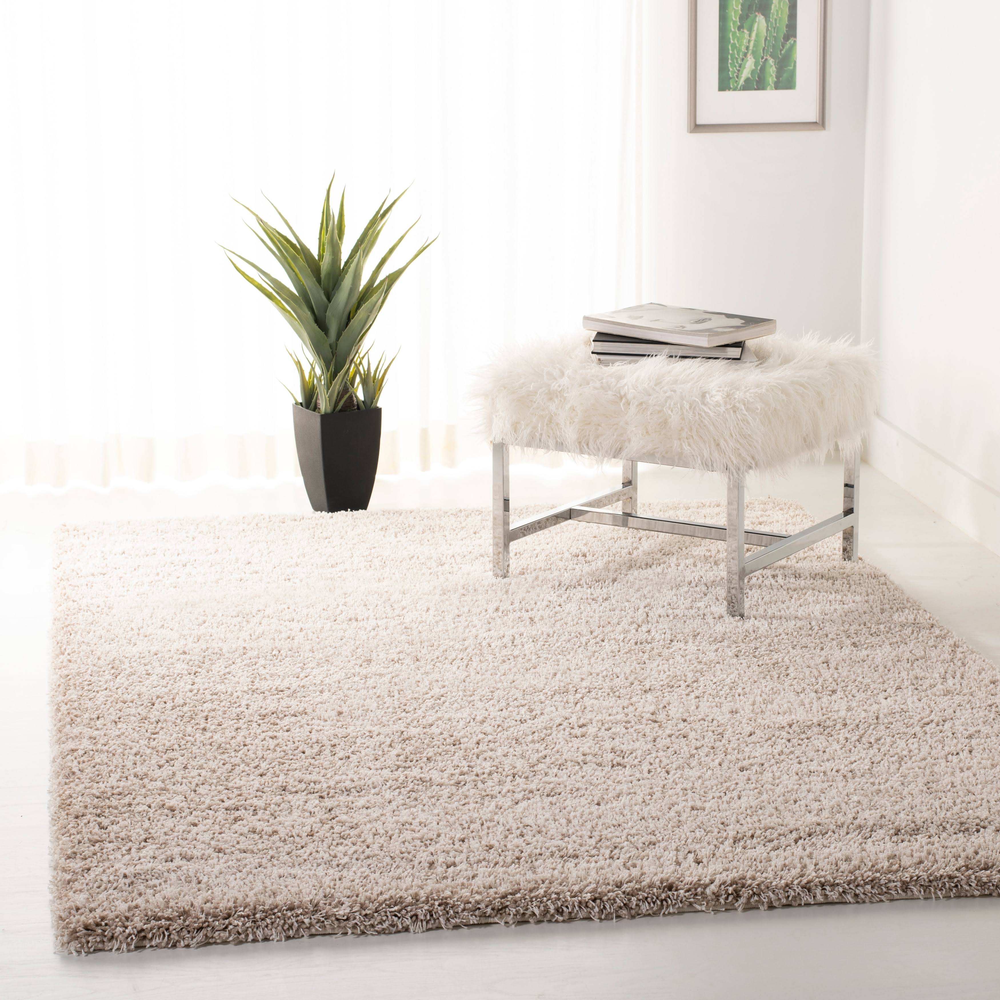 Safavieh California Shag SG151-4040 2&3x22 x 15& Red Runner