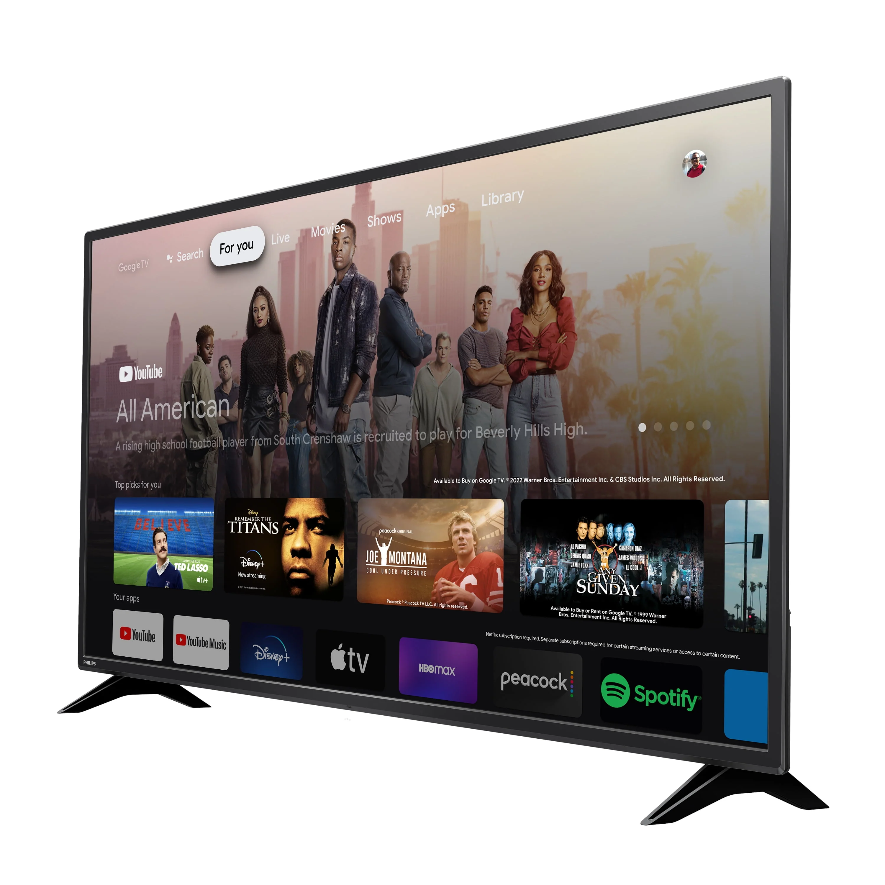 Philips 55 Class 4K Ultra HD (2160p) Google Smart LED TV (55PUL7552/F7)