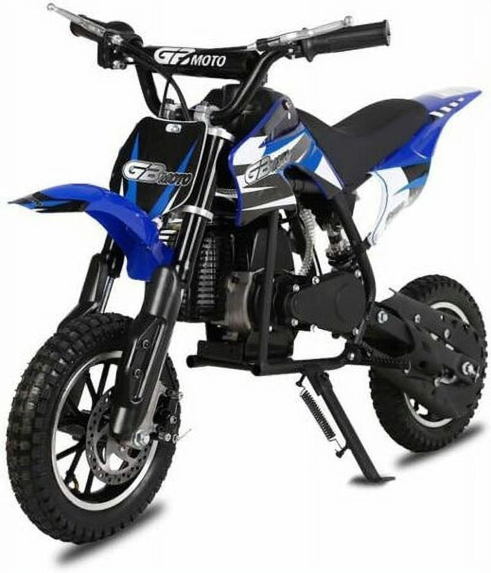 Kids Mini 50CC Gas Dirt Bike, 2 Stroke Ride on Bike with Off-Road Tire, Shocks, Pull Start, Oil Mixed Required, Support Up to 165lbs,Max Speed 20Mph, Age 8+ - Curated Treasures Market