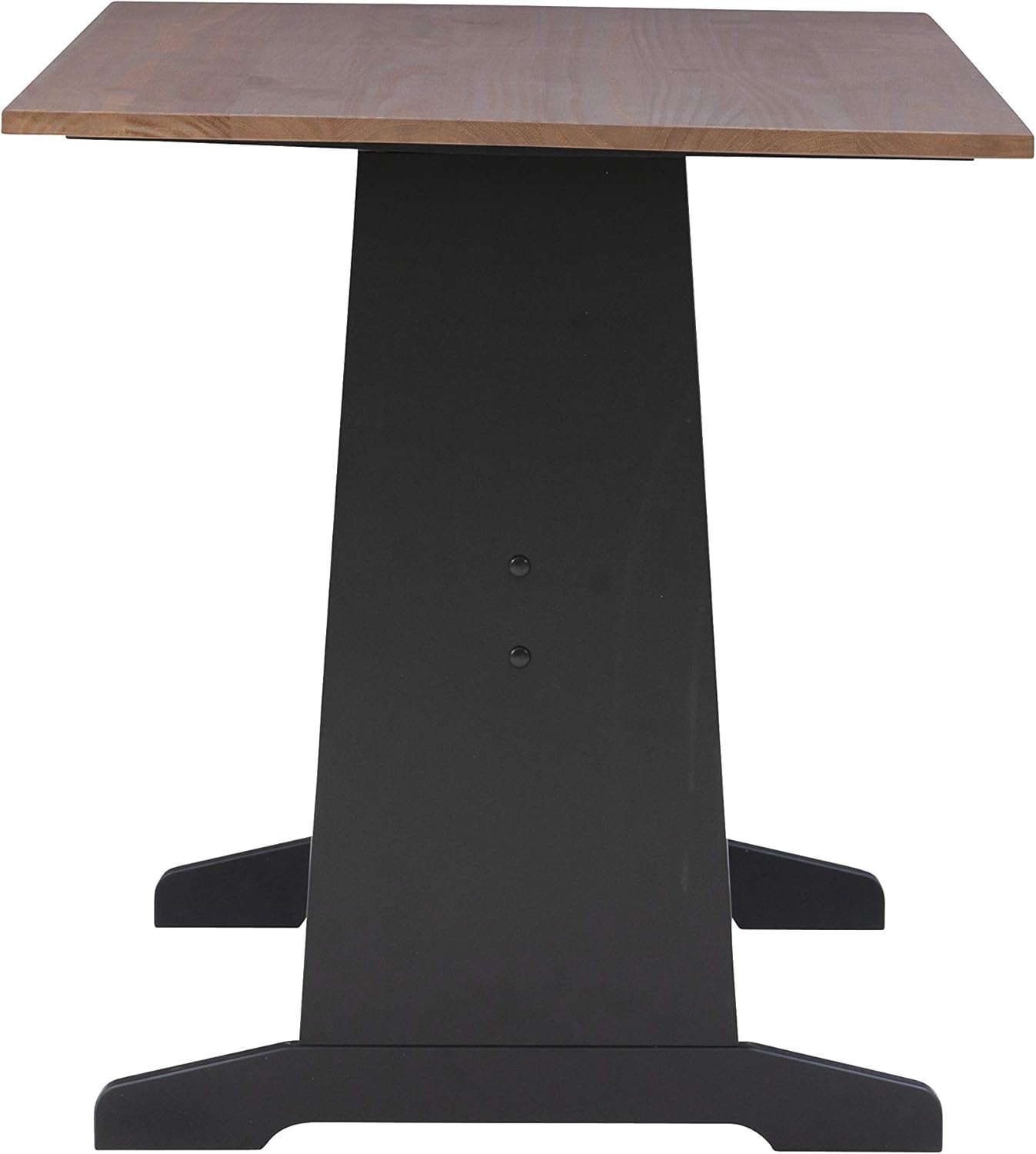 Linon Black and Pecan Breakfast Dining Set Ardmore Nook