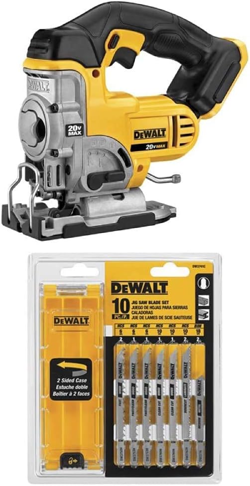 DEWALT 20V MAX Jig Saw, Tool Only (DCS331B) , Yellow