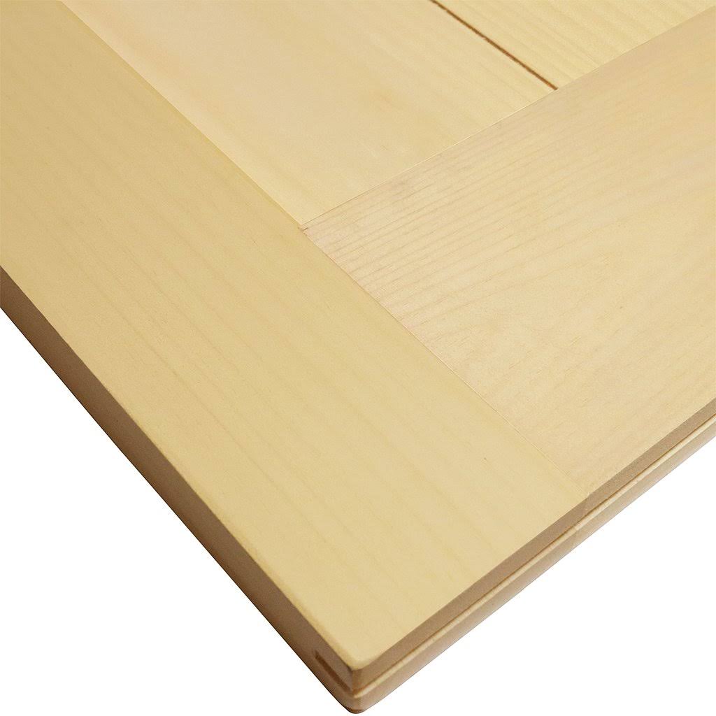 Kimberly Bay 24 in. x 84 in. Solid Pine Unfinished Wood K-Rail Barn Door Slab