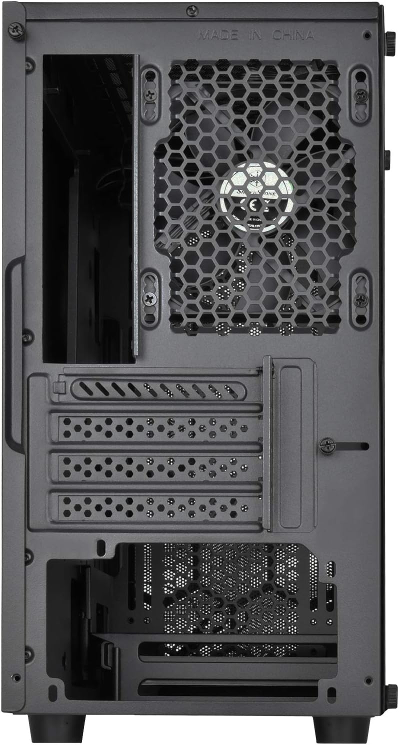 SilverStone Technology Micro-ATX Glass Computer Case PS15B-G