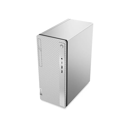 Lenovo IdeaCentre 5 i5 Tower Desktop, Intel Core i5-12400 Processor, 16GB RAM, 512GB SSD, HDMI,DVD, Wired KB & Mouse, Bluetooth, Wi-Fi 6, Windows 11 Home
