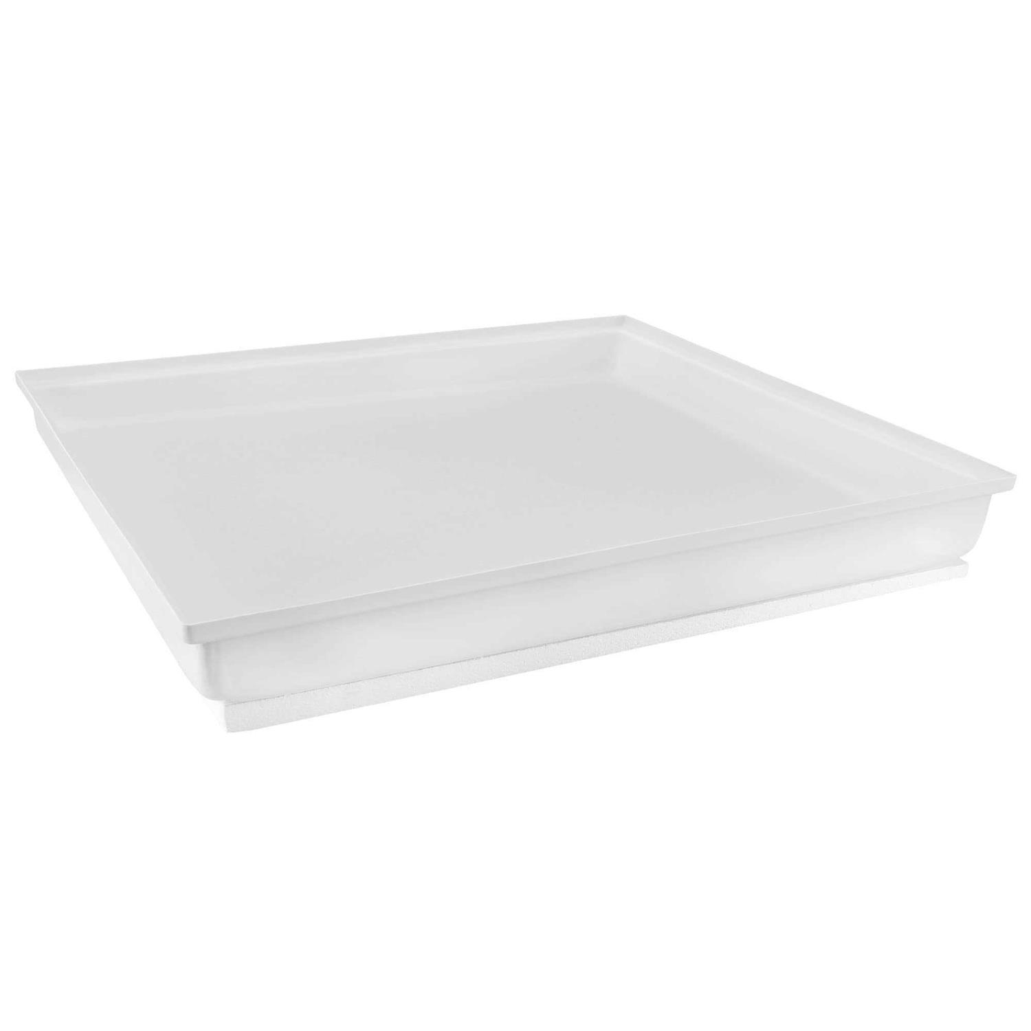 RecPro® RV Shower Pan 27 x 24 x 4 Corner Drain in White - Shop Hardware Tools Online Store