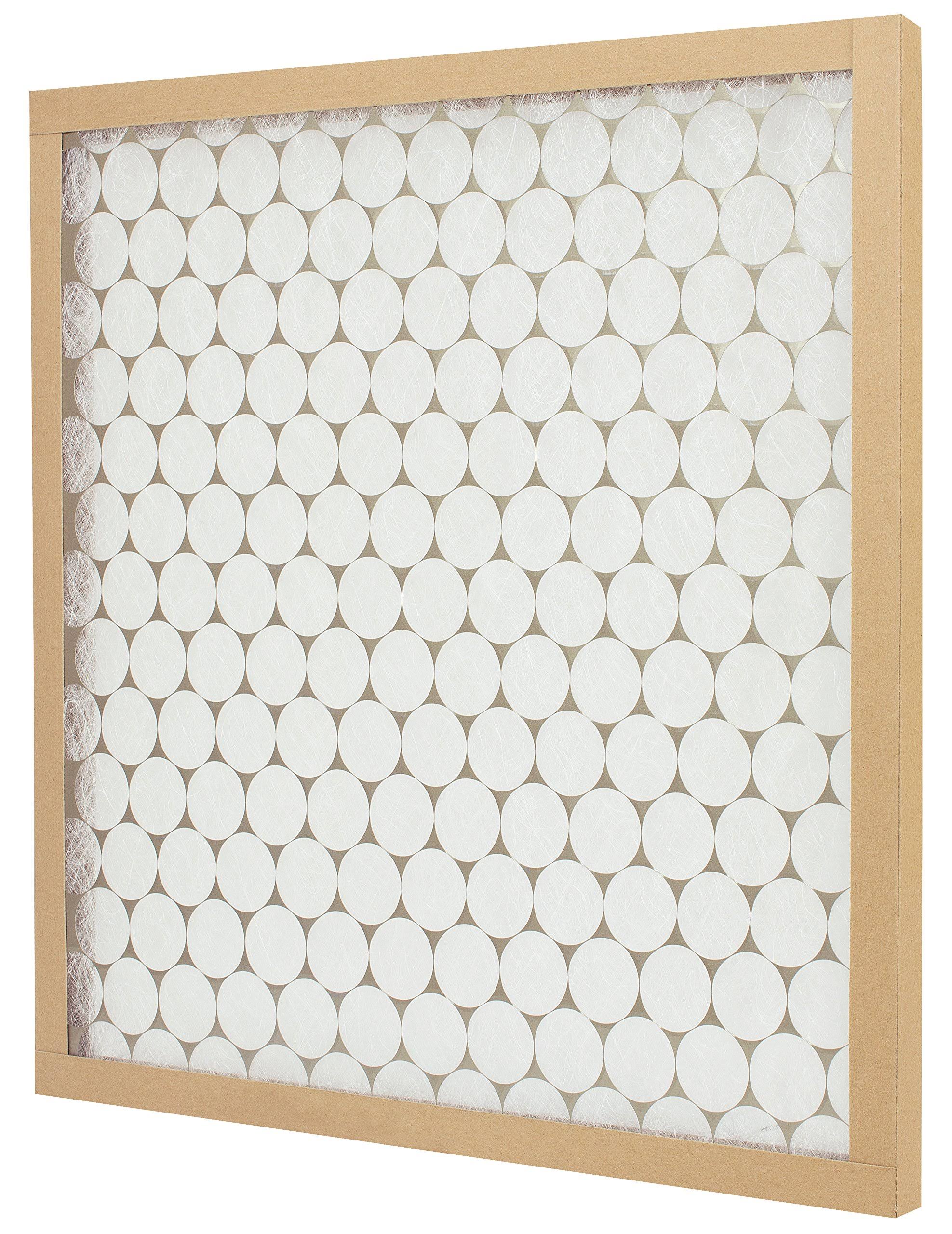 Flanders EZ Flow MERV 4 Flat-Panel Fiberglass Air Filter, 20x24x2 in., per Case of 12