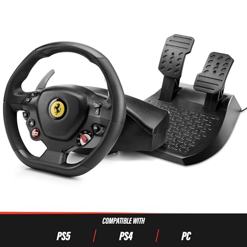THRUSTMASTER T80 Racing Wheel (Compatible with PS5, PS4, PC)