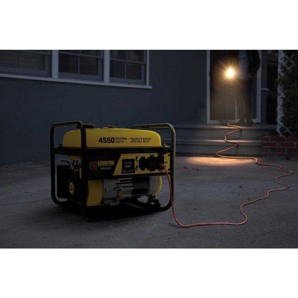 Champion Power Equipment with CO Shield 3650-Watt Single Fuel Portable Generator 201119