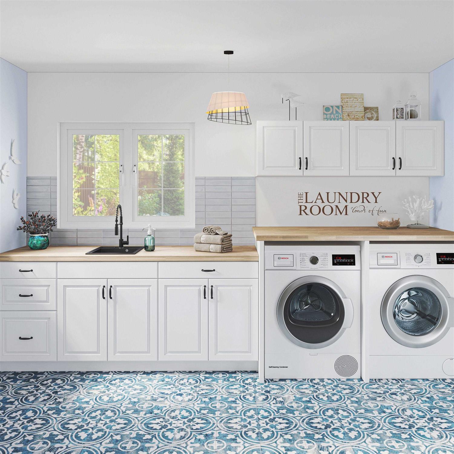 Project Source Cheyenne White 18-in W x 30-in H x 12.56-in D White Door Wall Ready To Assemble Cabinet W1830R - Shop Hardware Tools Online Store