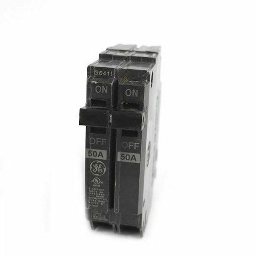GE THQP250 Q-Line 50 Amp 1 in. Double-Pole Circuit Breaker, Case of 10