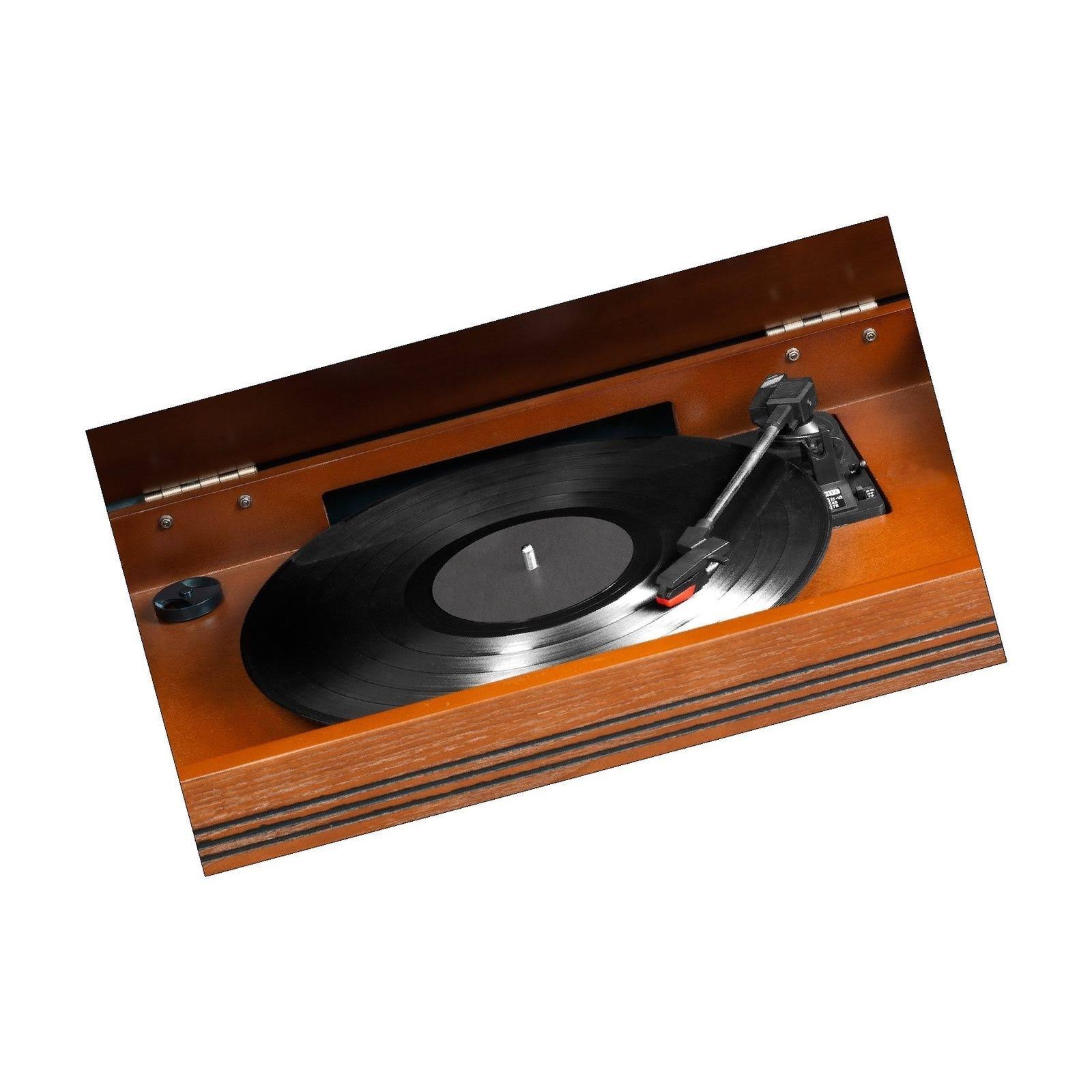 Victrola Aviator 7-in-1 Wooden Turntable with Bluetooth