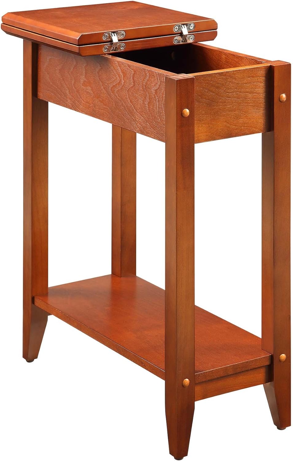 Convenience Concepts American Heritage Flip Top End Table, Cherry