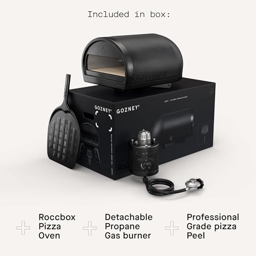 Gozney Roccbox Outdoor Pizza Oven, Grey, Portable, Gas & Wood Fired, Restaurant-Grade