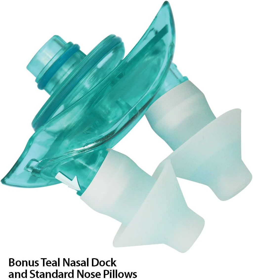Nav&auml;ge Nasal Irrigation Multi-User Bonus Pack: Navage Nose Cleaner & 20 Salt Pods Plus a Second Nasal Dock (in Teal) and an Extra Pair of Nose Pillows. For improved nasal hygiene.