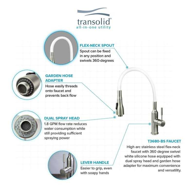 Transolid TC-2020-WCW. All-in-One Laundry/Utility Sink Kit - Shop Hardware Tools Online Store
