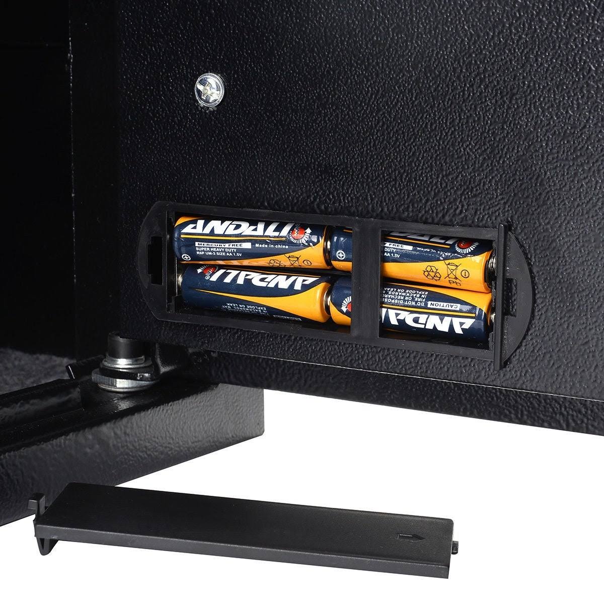 Black 14x22 Digital Depository Drop Cash Safe Box