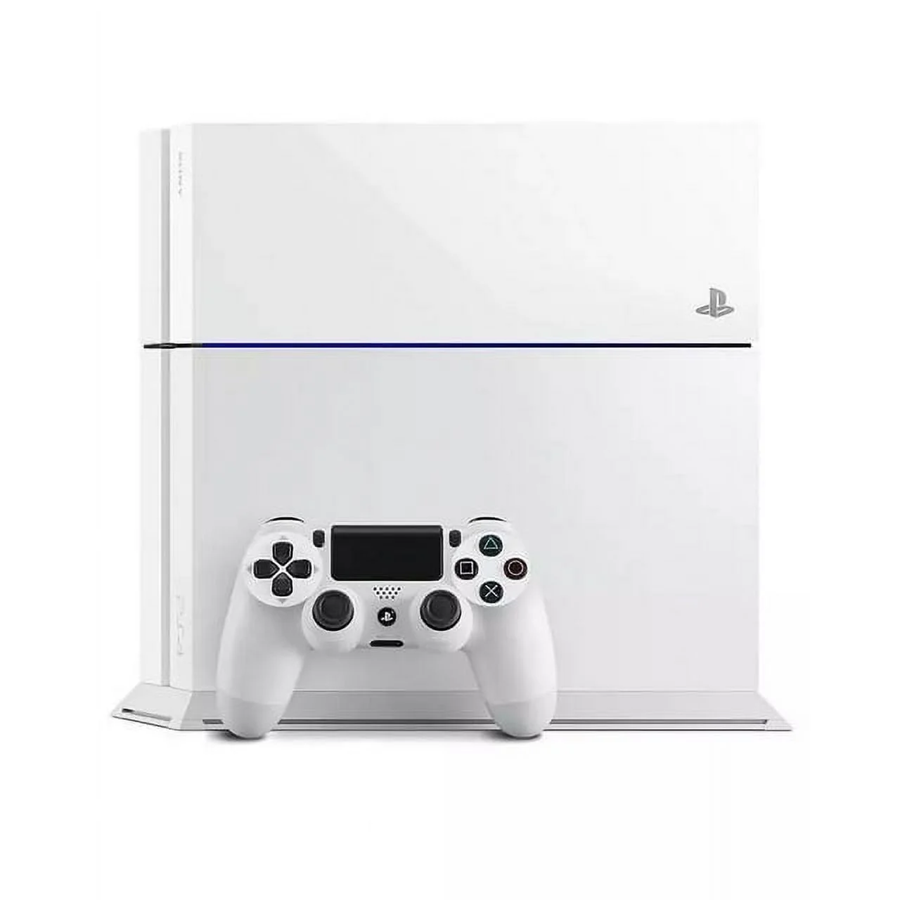 Sony PlayStation 4 500GB Gaming Console White with Gaming Mat BOLT AXTION Bundle Used