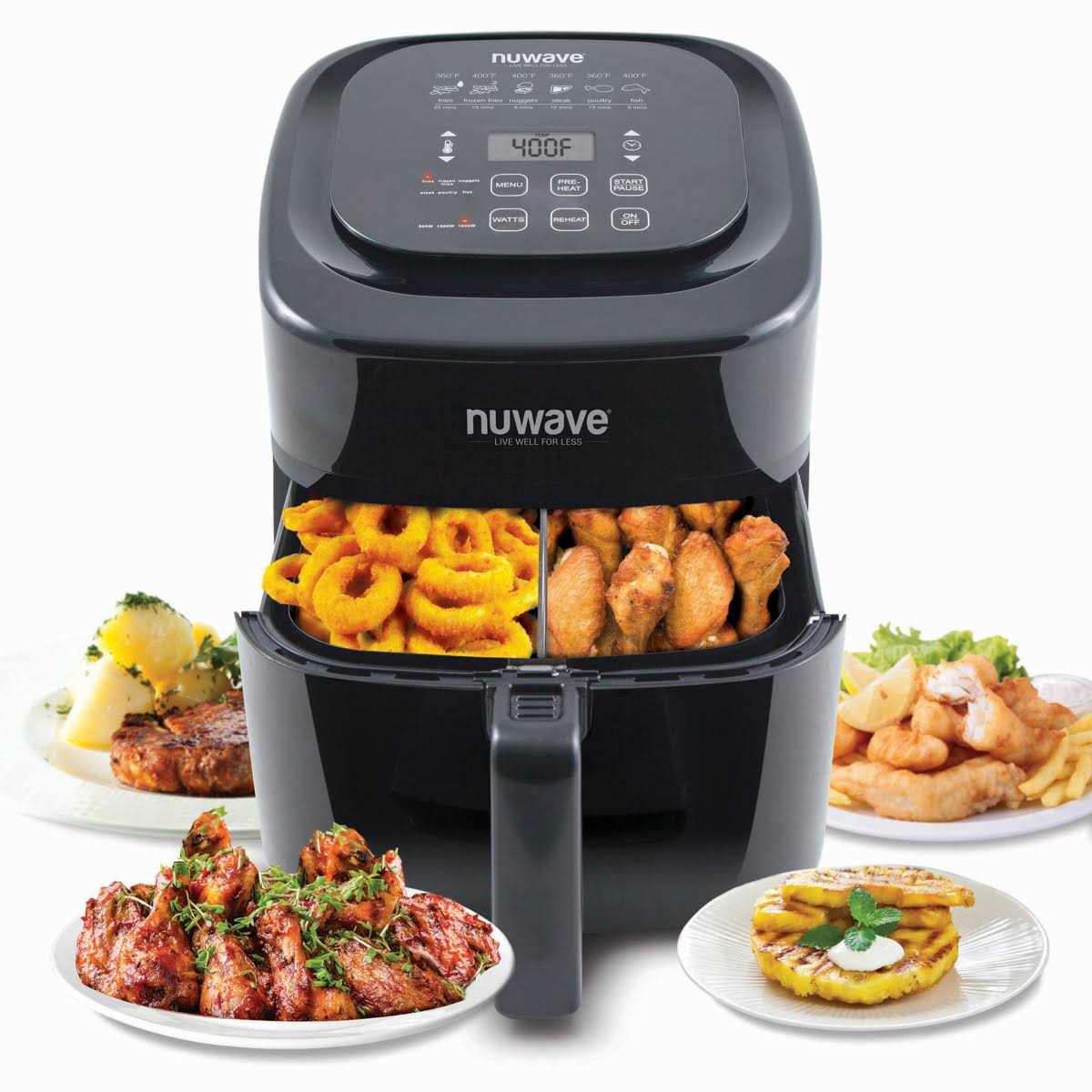 NuWave 37001 Digital Air Fryer - 6 qt - Black
