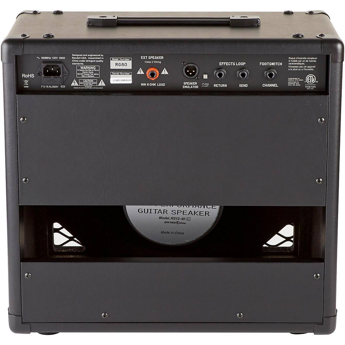 Randall RG80 80W 1x12 Guitar Combo