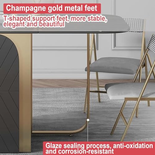 Folding Dining Table, Drop Leaf Dinner Table with Drawer and Storage, Space Saving Kitchen Sideboard with 4 Wheels, Movable Dining Room Tables in 3 Forms for Small Spaces