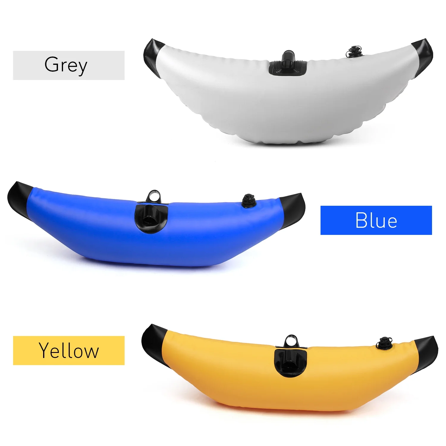 Eccomum Kayak PVC Inflatable Outrigger Float with Sidekick Arms Rod Kayak Boat Fishing Standing Float Stabilizer System Kit