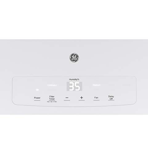 GE Energy Star Portable Dehumidifier, Perfect for Bedroom, Basement & Garage or Rooms, Ideal for High Humidity Areas